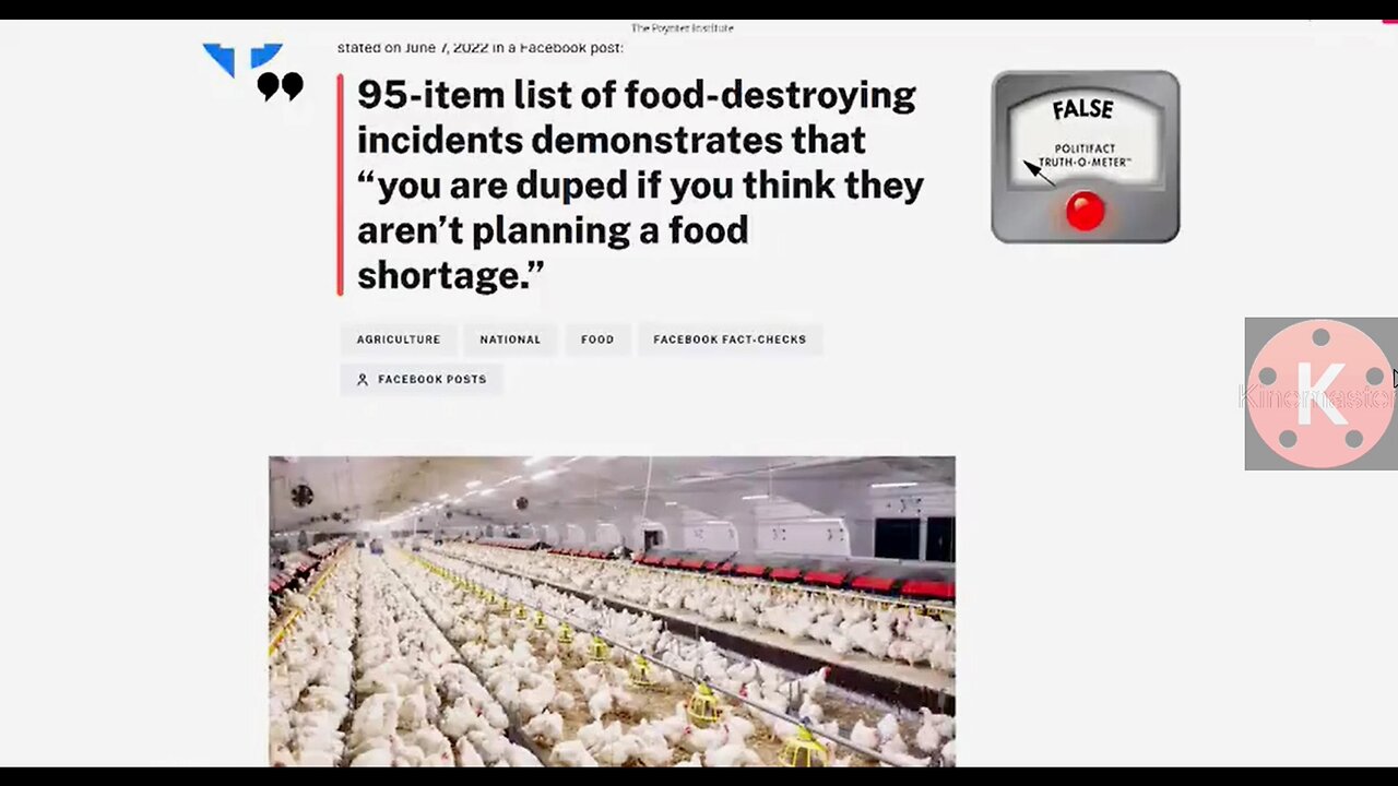 Food Wars More Chicken Farms Being Destroyed ON Purpose