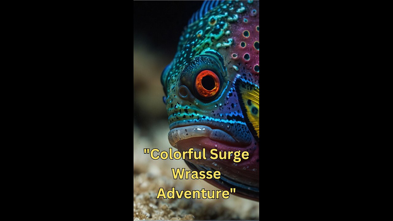 "The Art of Nature: Surge Wrasse in Living Color"