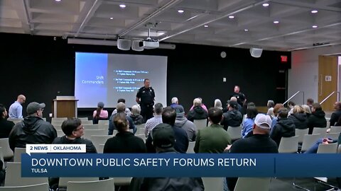 Downtown public safety forums return