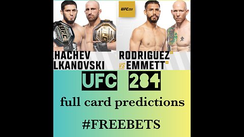UFC 284 MAKHACHEV VS VOLKANOVSKI FULL CARD PREDICTIONS AND ALL MY BETS