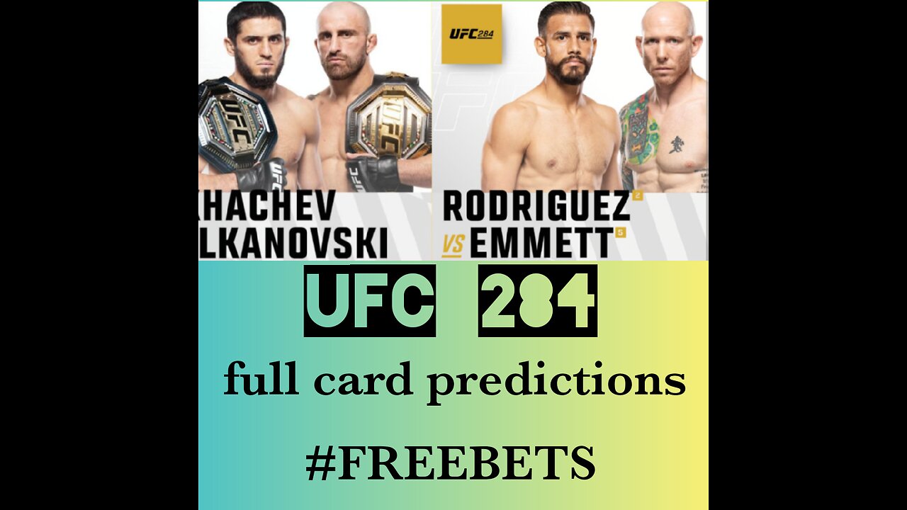 UFC 284 MAKHACHEV VS VOLKANOVSKI FULL CARD PREDICTIONS AND ALL MY BETS