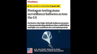 PENTAGON TESTING MASS SURVEILLANCE - 3 YEARS AGO