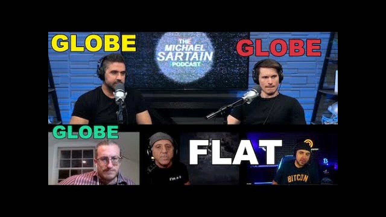 Michael Sartian thinks the FLAT EARTH