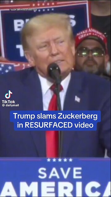 Trump Slams Zuckerberg