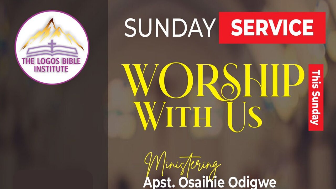 SUNDAY 2023-02-12 - THE MYSTERY OF THE FIRST - APOSTLE OSAIHIE ODIGWE