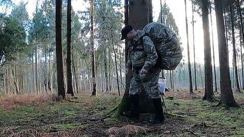 Arrived at camp in the woods .18th Jan 2023