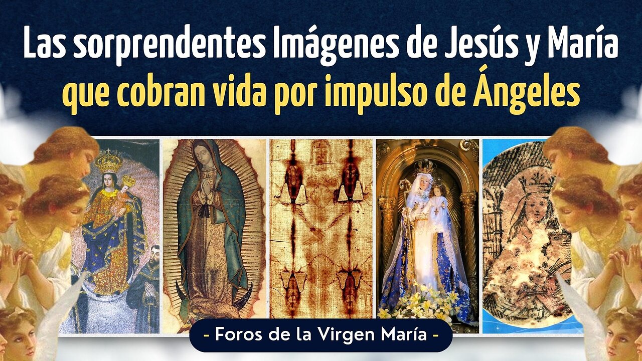 Las Sorprendentes Imágenes de Jesús y María que cobran vida por impulso de Ángeles