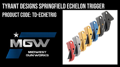 Tyrant Designs Springfield Echelon Triggers - TD-ECHETRIG