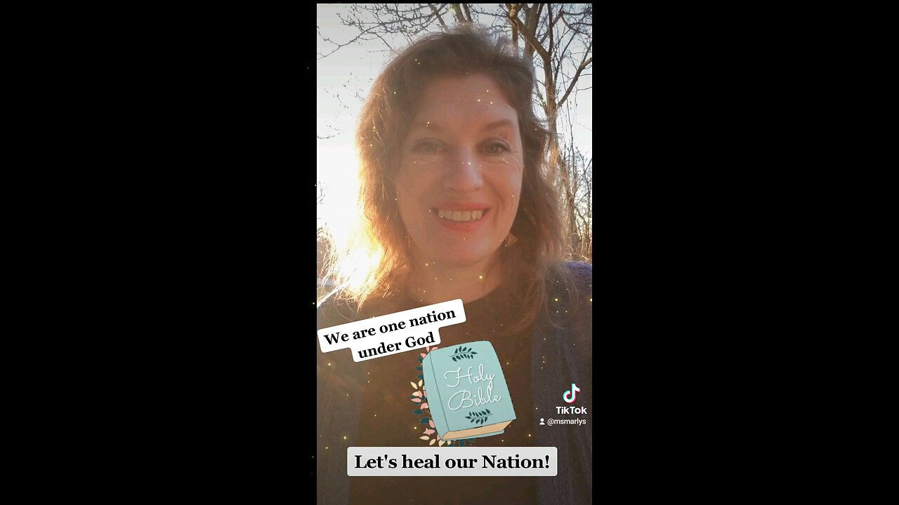 We are one nation under God - Let's heal the division!