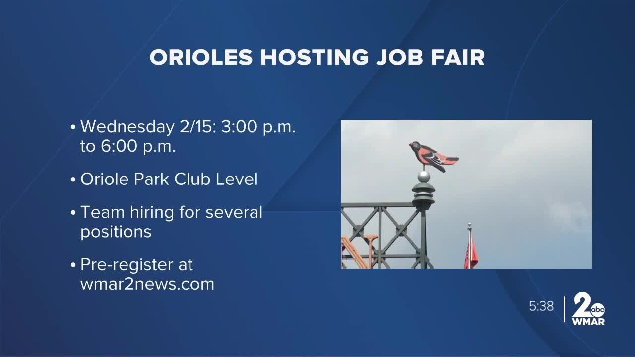 Orioles hosting Feb. 15 team job fair at Camden Yards