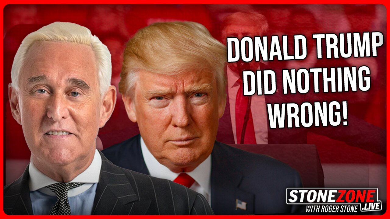 Roger Stone's Trial Was The Template For Donald Trump's Rigged NY Conviction - The StoneZONE