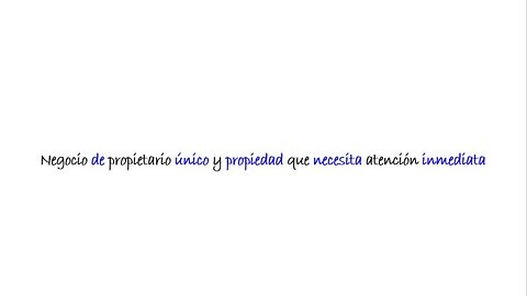 Web - Sole Proprietors & Immediate Attention - Spanish