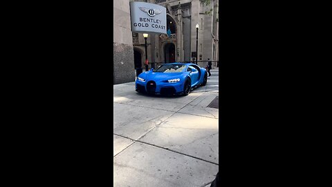 Blue Bugatti Chiron! #rumble