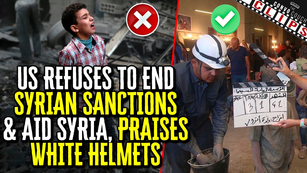 US Refues To End Syrian Sanctions & Aid Syria, Praises White Helmets