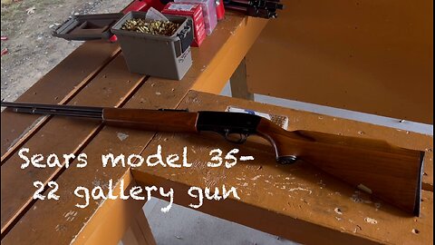 Sears model 35 pump action 22 gallery gun. From a time when department stores sold guns