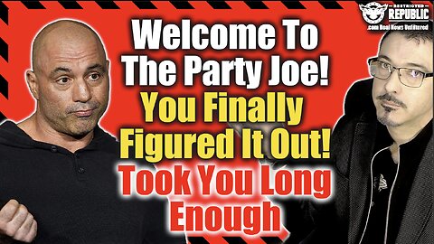 Welcome To The Party Joe! You Finally Figured It Out! Took You Lonng Enough!