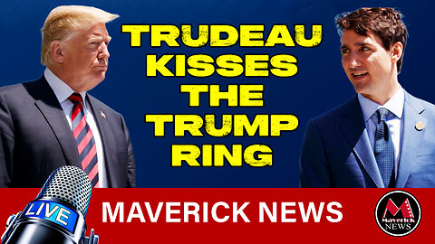 PANIC MODE Trudeau Kisses Trump Ring in Emergency Meeting at Mar-a-Lago. What Happened!!!????