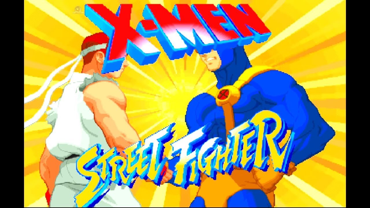 X-MEN vs. STREET FIGHTER (Cyclops/Ryu) [Capcom, 1996]