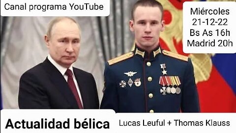 Actualidad bélica 21-12-22 // Putin y Zelensky visitan los frentes - Zelensky viaja a EE.UU