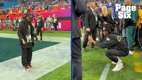 Jay-Z turns into an Instagram dad for Blue Ivy at the Super Bowl