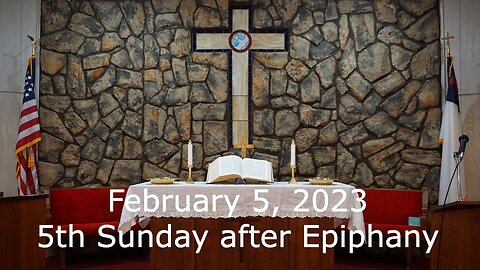 5th Sunday after Epiphany - February 5, 2023 - Jesus Christ and Him Crucified - Matthew 5:13-12