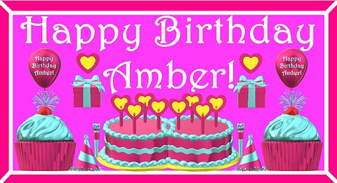 Happy Birthday 3D - Happy Birthday Amber - Happy Birthday To You - Happy Birthday Song