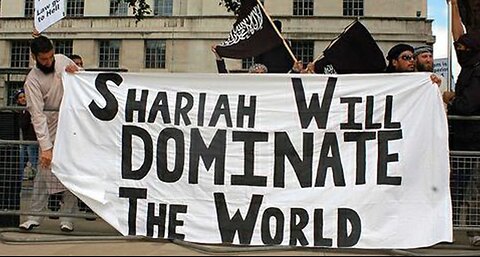 The cry of "Sharia for UK" right after political victory in the UK in May 2024.