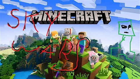 PLAYING Minecraft bedrock SKYWARS