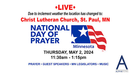 LIVE: National Day of Prayer - Minnesota