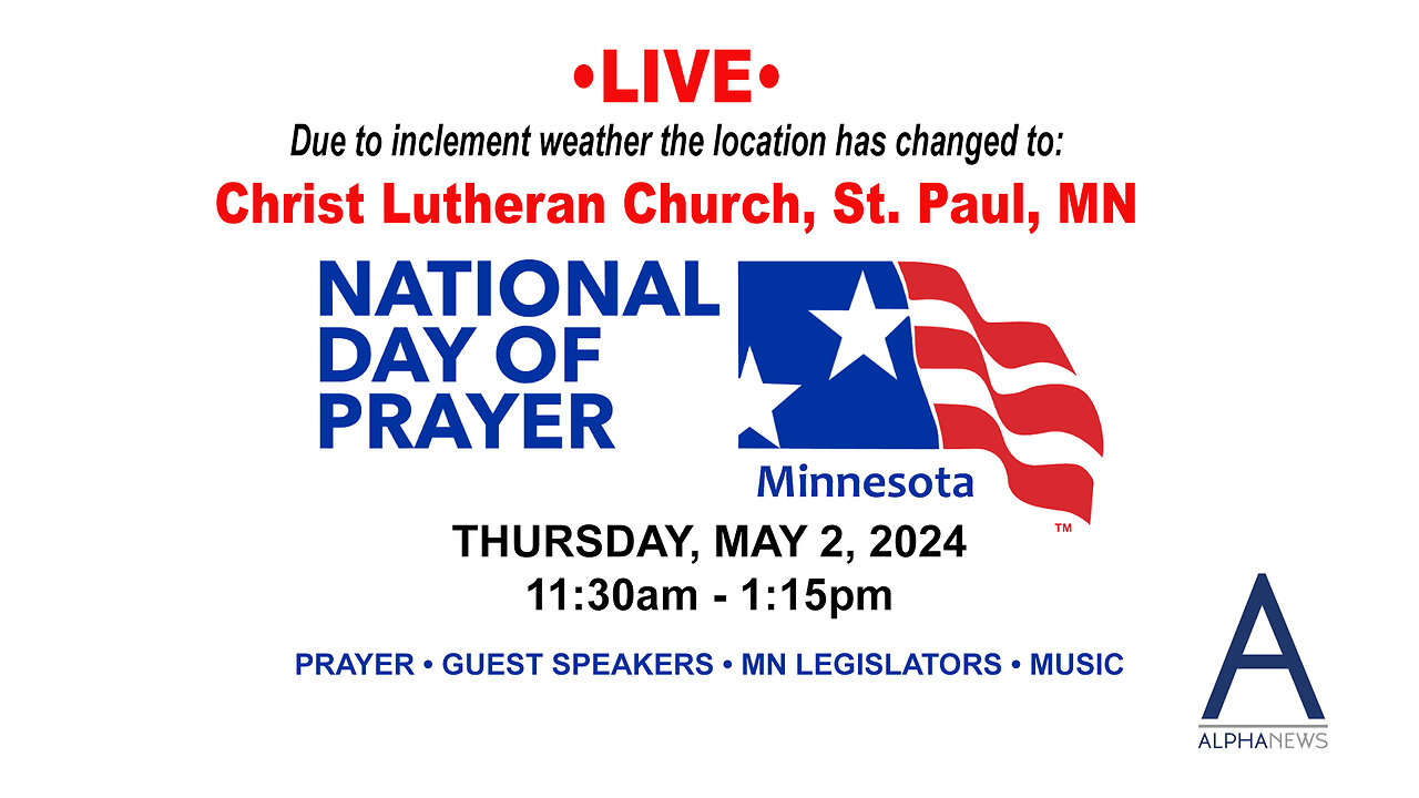 LIVE: National Day of Prayer - Minnesota