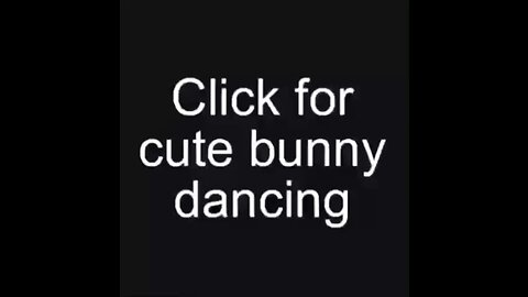 Cute dancing bunny