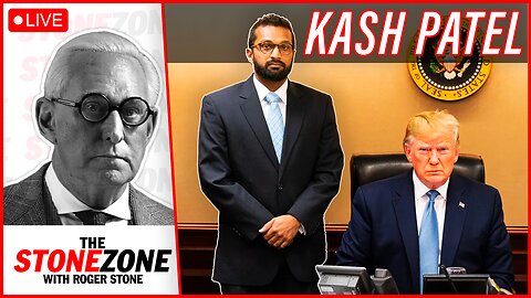 KASH PATEL Enters the StoneZONE with Roger Stone