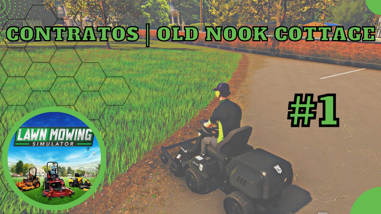 LAWN MOWING SIMULATOR | CONTRATOS MODO CARREIRA | Gameplay No Commentary #1