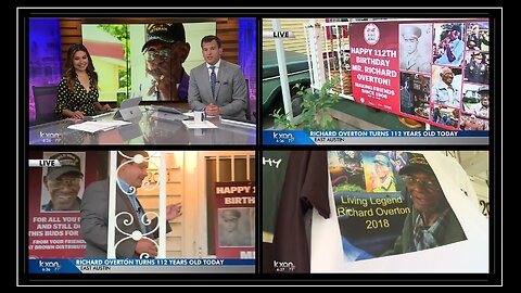 ▶ WWII Veteran Richard Overton - 112th Birthday In 2018 - His Own Happy Home, Cigars, Life 💖