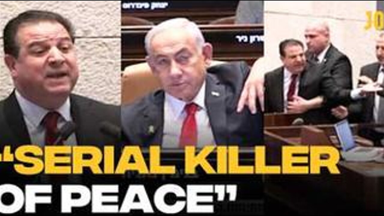 SERIAL KILLER OF PEACE Israeli politician dragged out of Knesset for defying Bibi Netanyahu LINKS!