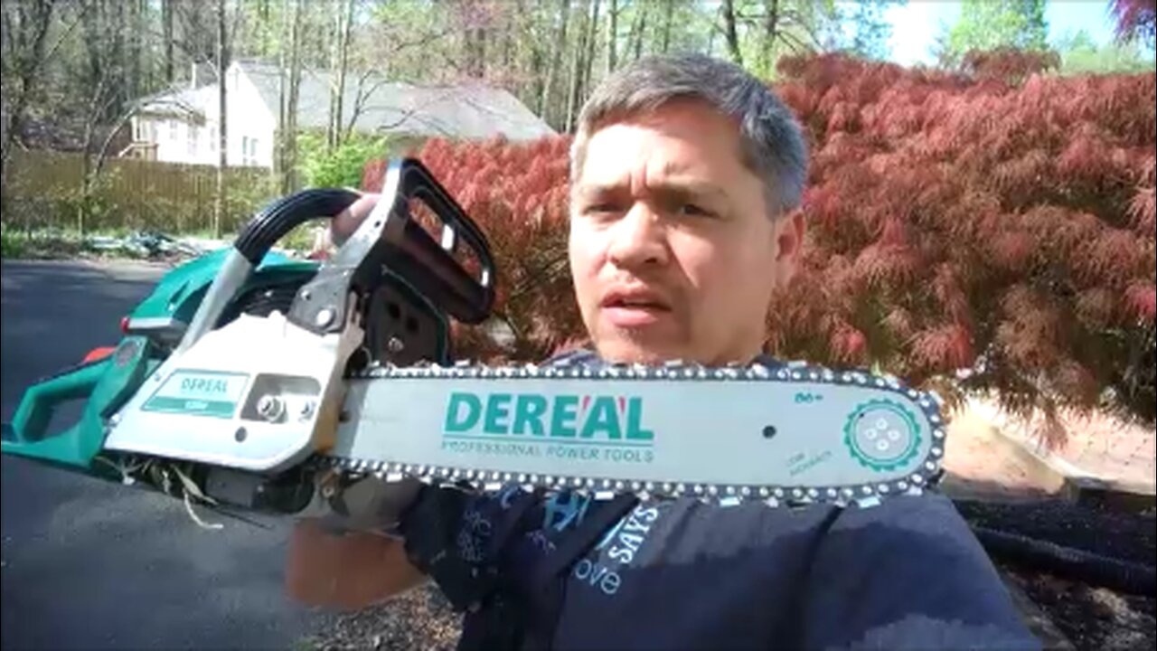 Dereal Cheap 62CC Chainsaw Unboxing