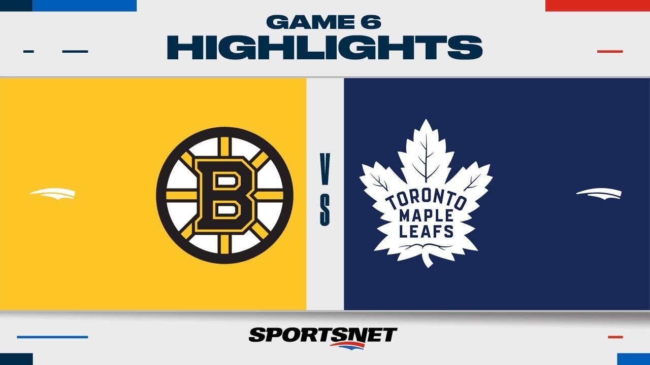 NHL Game 6 Highlights _ Bruins vs Maple Leafs