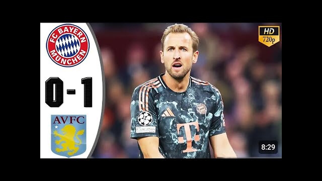 Bayern vs Aston Villa 0-1 Highlights & All Goals 2024 HD