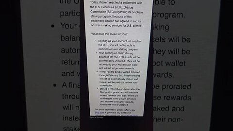 End Of Crypto Staking and ETHEREUM In The USA?
