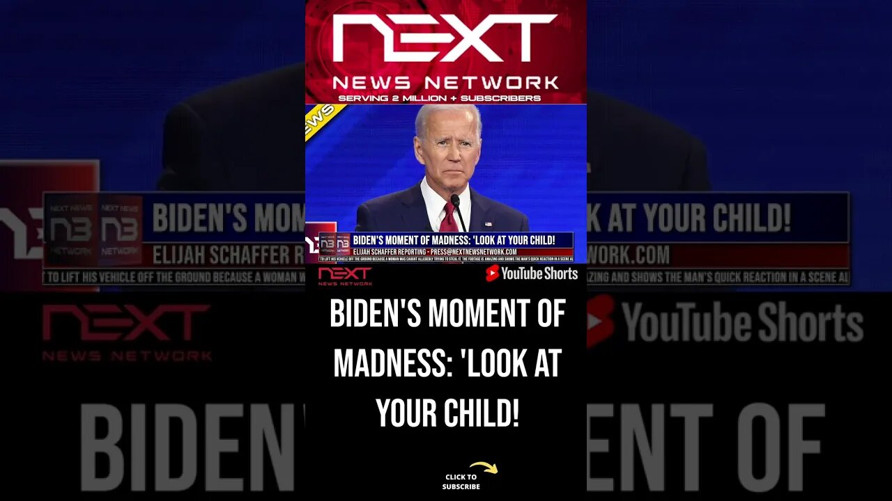 Biden's Moment Of Madness: 'Look At Your Child! #shorts