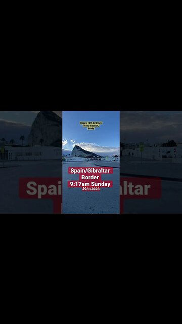 Spain Border w/ Gibraltar #shorts