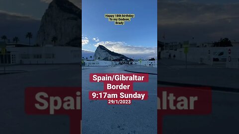 Spain Border w/ Gibraltar #shorts
