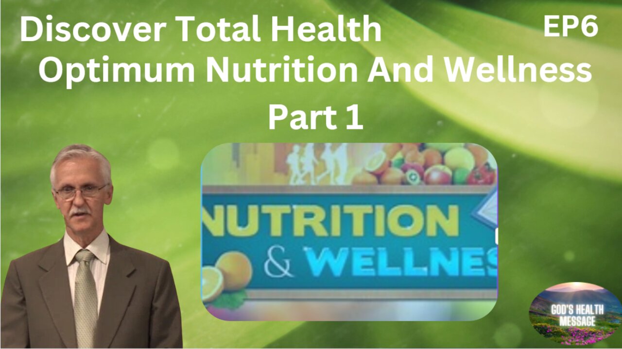 Dr. Rob McClintock: (6/7) Optimum Nutrition and Wellness -Part 1-How to Get Healthy and Stay Healthy