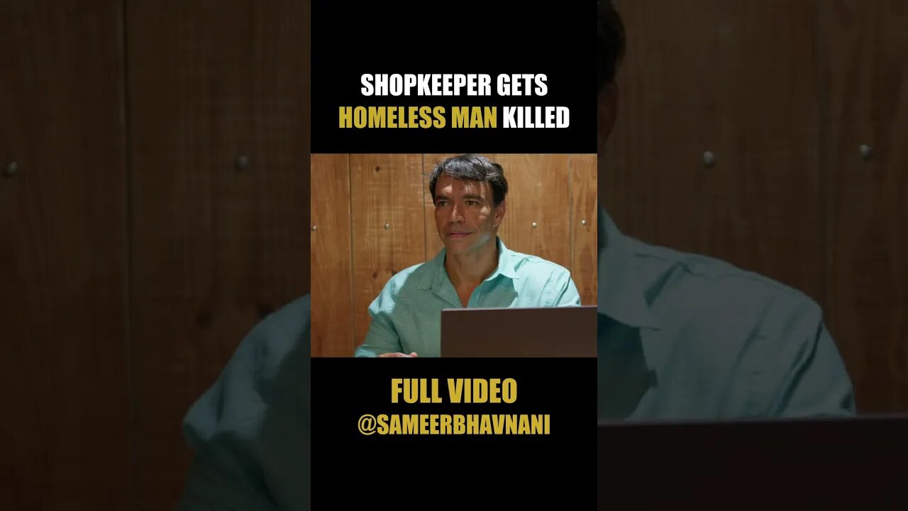 Shopkeeper Kills Homeless Man for P**sing in front of His Store!