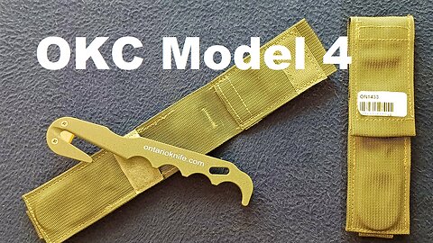 SHOW AND TELL 184: Ontario Model 4, Strap Cutter Rescue Tool, Foliage Green (ON1433)