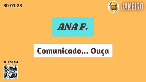 ANA F. Comunicado Ouça