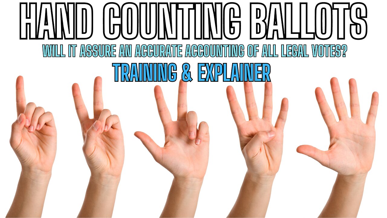 HAND COUNTING BALLOTS - Will It Assure An Accurate Accounting Of All ...