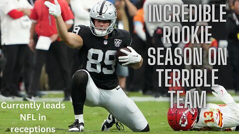 The Raiders are awful, but Brock Bowers is looking to break rookie and tight end records