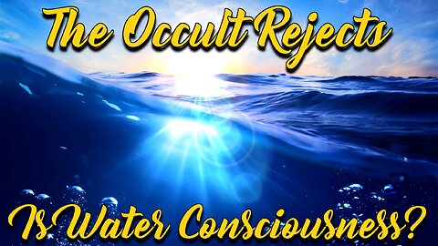 Is Water Consciousness?