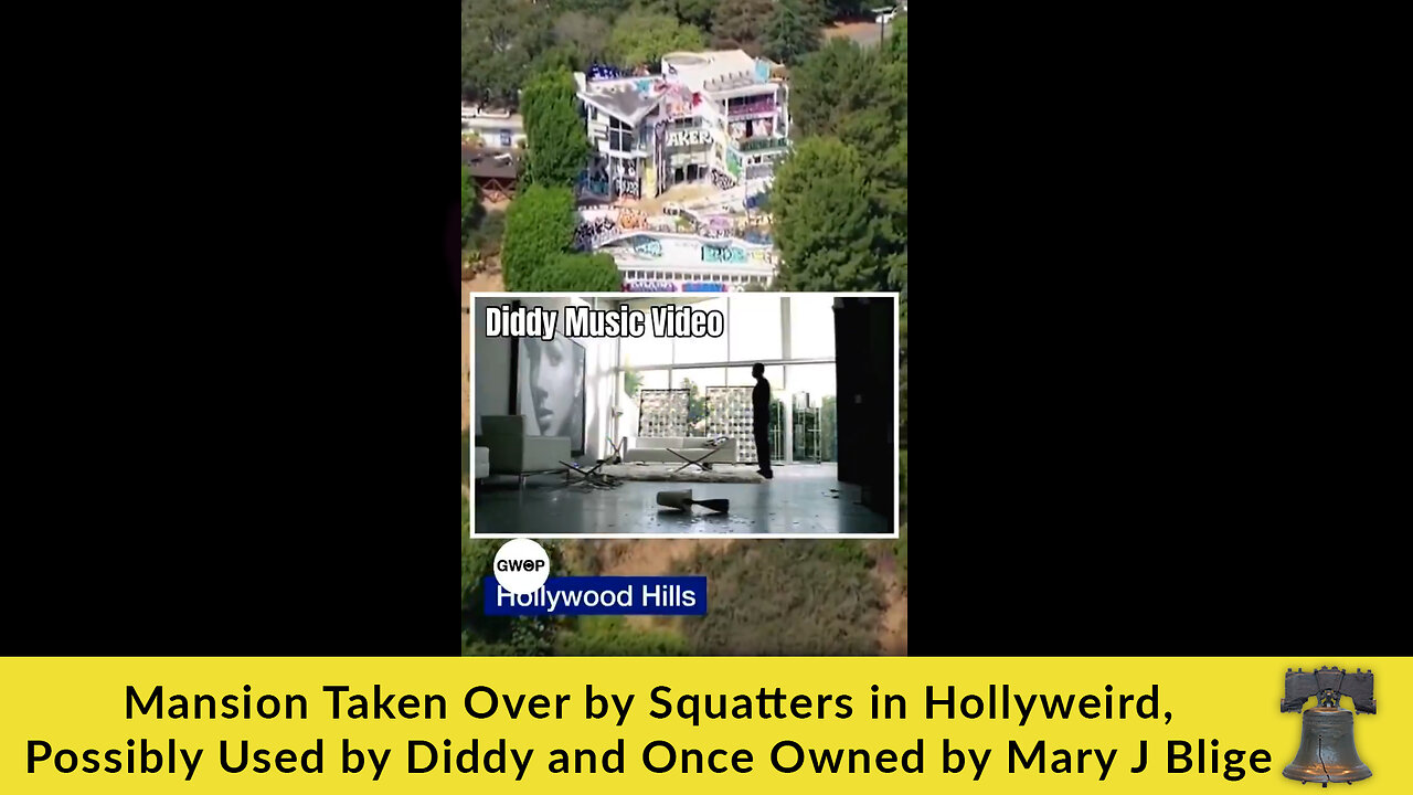 Mansion Taken Over by Squatters in Hollyweird, Possibly Used by Diddy and Once Owned by Mary J Blige
